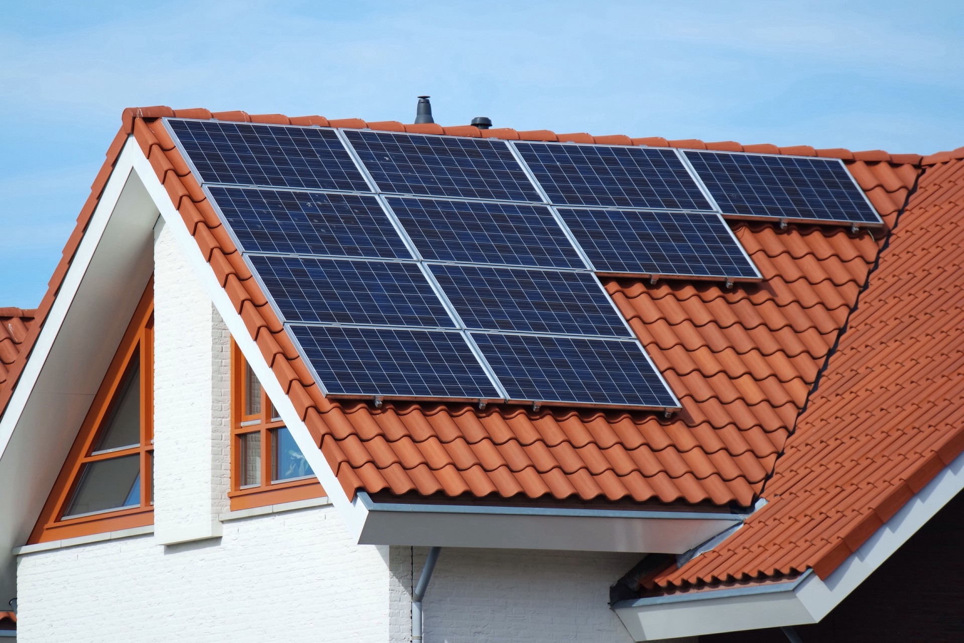 Roof top solar panels